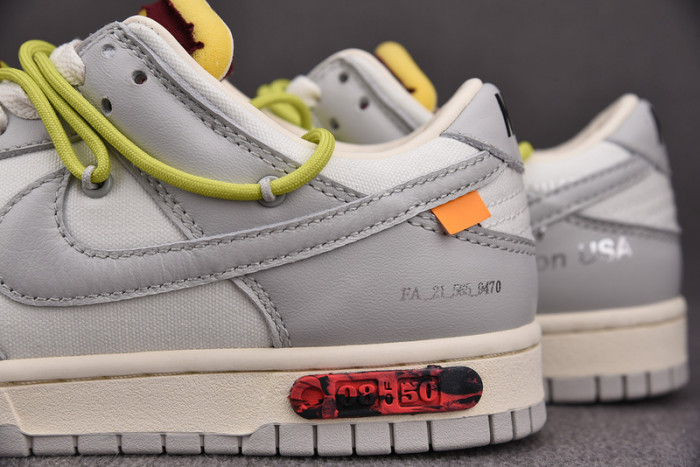 o-w x dunk low “08 of 50” dm1602-106