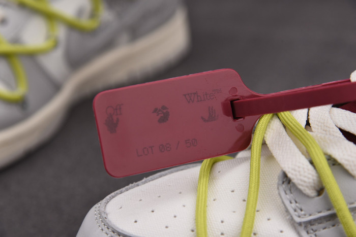 o-w x dunk low “08 of 50” dm1602-106