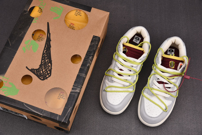 o-w x dunk low “08 of 50” dm1602-106