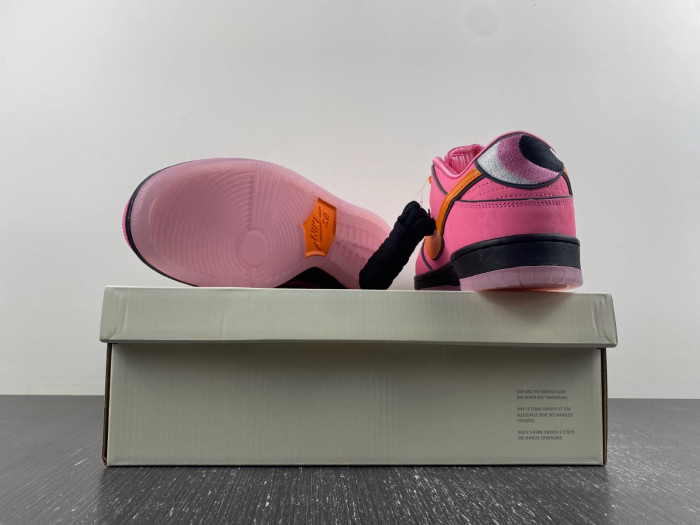 the powerpuff girls x nike sb dunk low “blossom”-fd2631-600