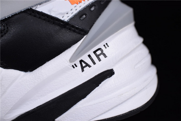 o-w x nike m2k tekno black ,white a03108 062