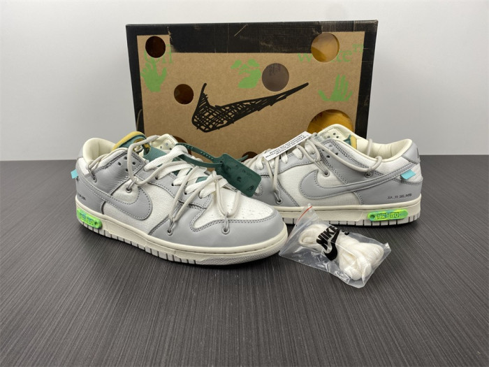 o-w x dunk low “42 of 50” dm1602-117