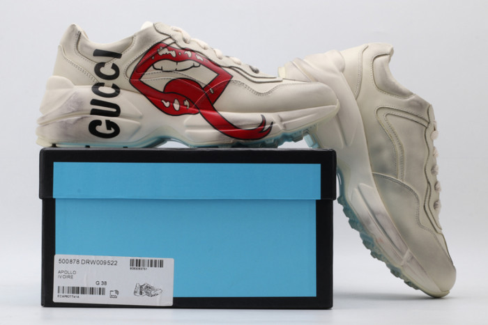g**i rhyton vintage trainer sneaker 576965 drw00 9555