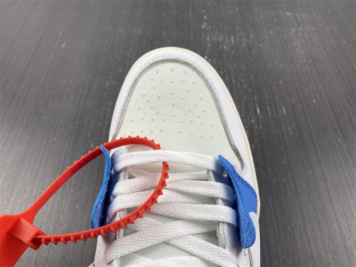 air jordan 1 o-w black white blue-aq0818-168