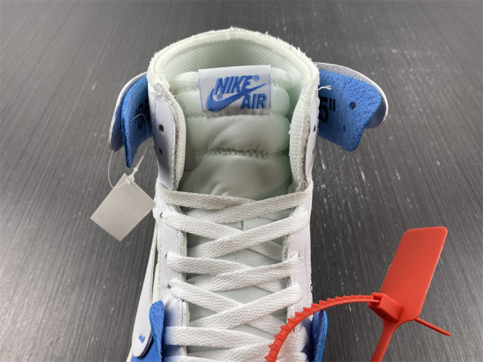 air jordan 1 o-w black white blue-aq0818-168