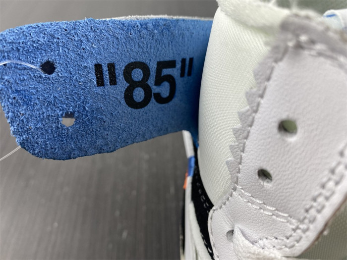air jordan 1 o-w black white blue-aq0818-168