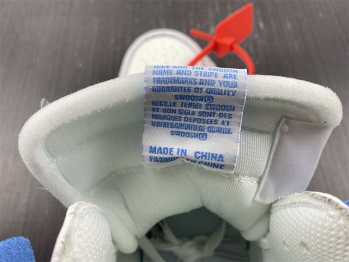 air jordan 1 o-w black white blue-aq0818-168