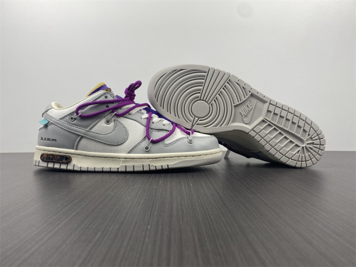 o-w x dunk low “28 of 50” dm1602-111