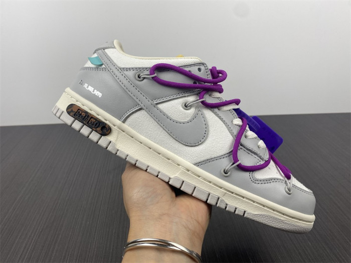 o-w x dunk low “28 of 50” dm1602-111