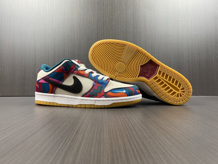 nike sb dunk low pro parra abstract art (2021)-dh7695-600