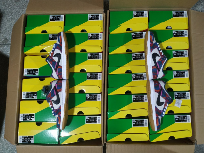nike sb dunk low pro parra abstract art (2021)-dh7695-600
