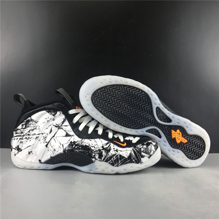 nike air foamposite one black white 314996-013