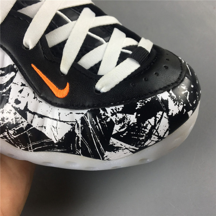 nike air foamposite one black white 314996-013