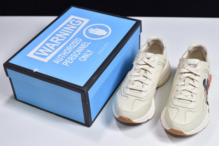g**i disney x rhyton vintage trainer sneaker 498916 a9l00 9522
