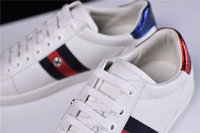 g**i ace embroidered low-top sneaker womens 6951103-5618
