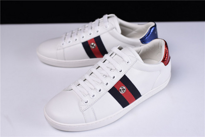 g**i ace embroidered low-top sneaker womens 6951103-5618