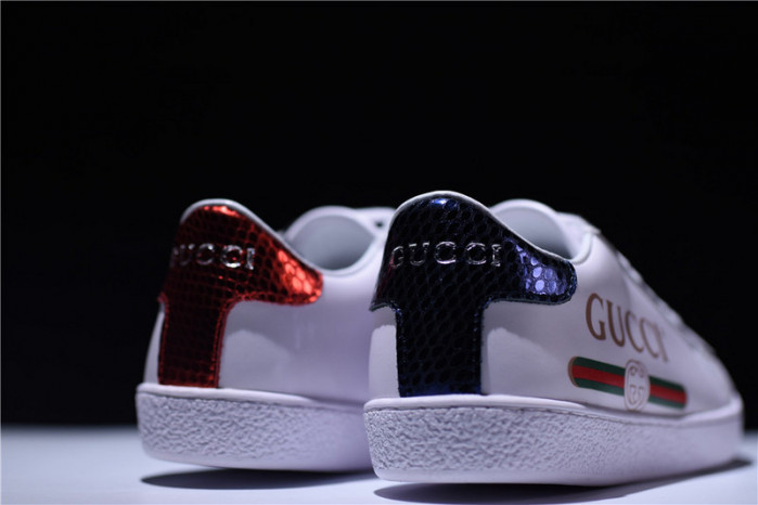 g**i ace embroidered low-top sneaker with logo
