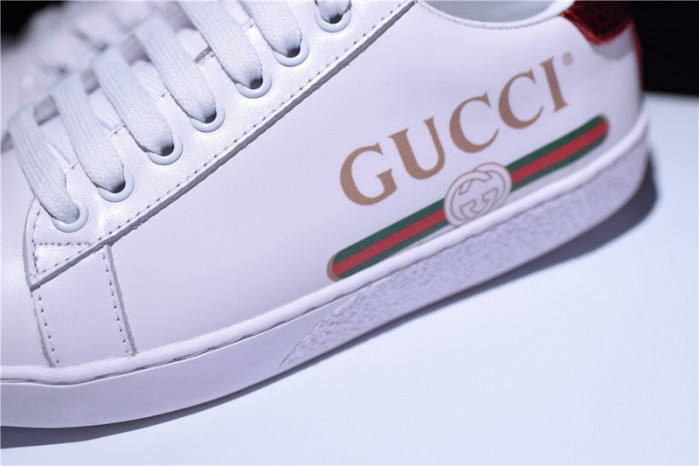 g**i ace embroidered low-top sneaker with logo