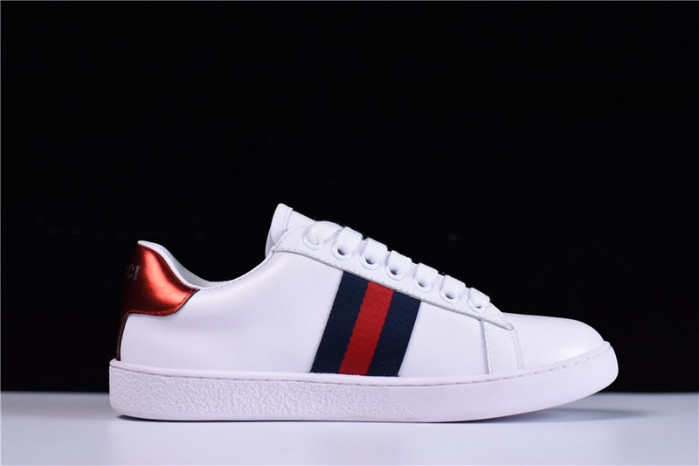 g**i ace embroidered low-top sneaker with loved womens 497090 dope0 9095