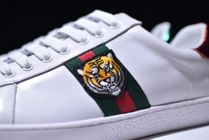 g**i ace embroidered low-top sneaker with tiger mens