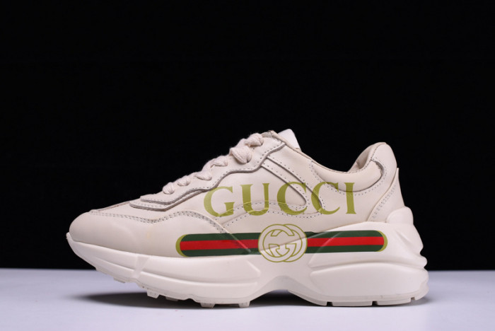 g**i logo rhyton vintage trainer sneaker