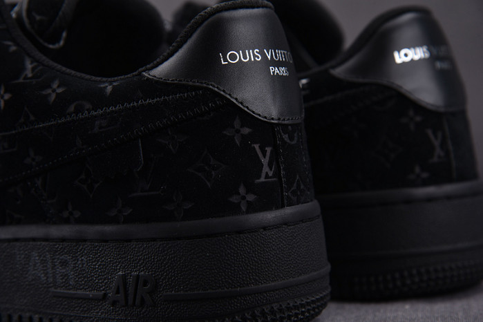 Louis Vuitton Nike Air Force 1 Low By Virgil Abloh Black