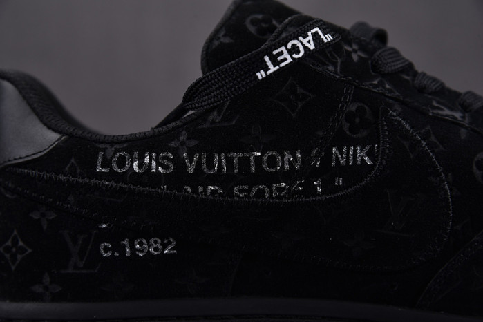 Louis Vuitton Nike Air Force 1 Low By Virgil Abloh Black