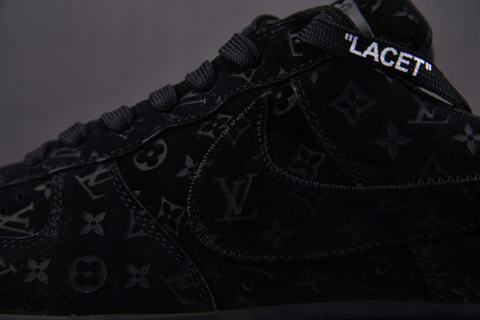 Louis Vuitton Nike Air Force 1 Low By Virgil Abloh Black