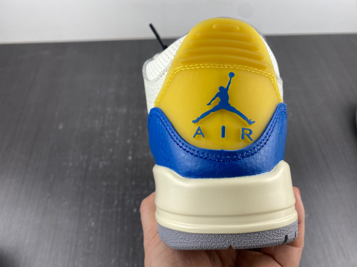 air jordan3 white black blue yellow-398614-145