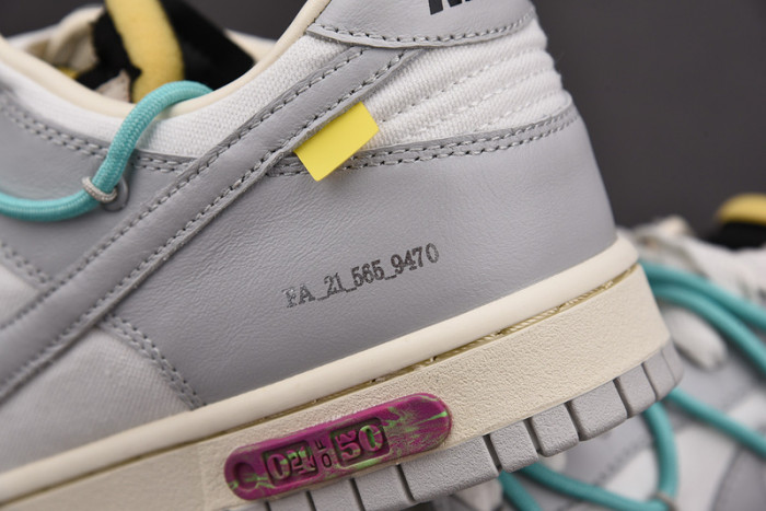 o-w x dunk low “04 of 50” dm1602-114