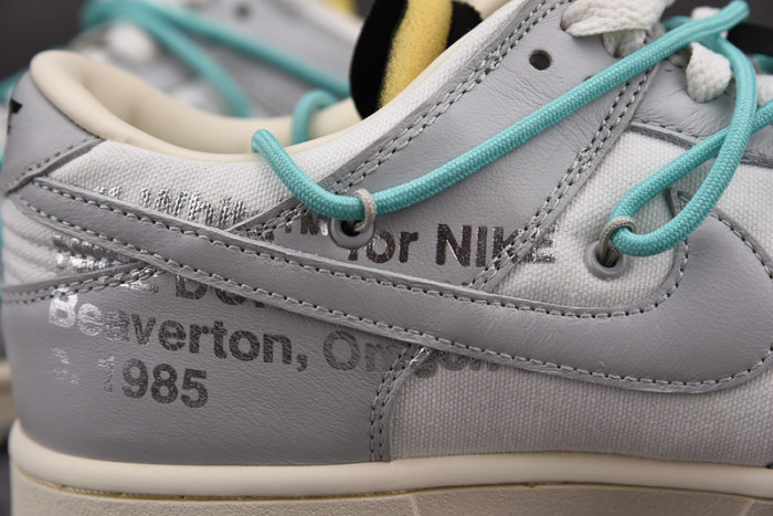 o-w x dunk low “04 of 50” dm1602-114