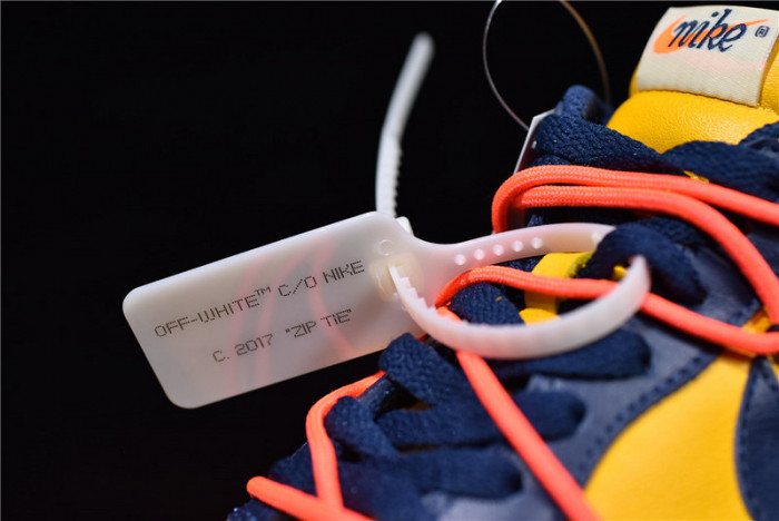 nike dunk low o-w michigan ct0856-700