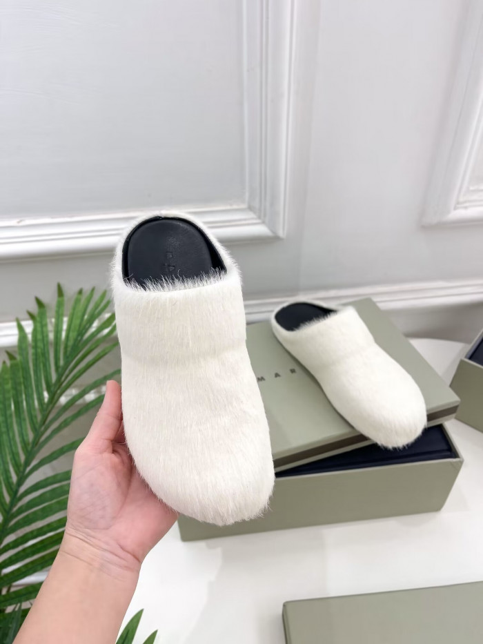marni mules white