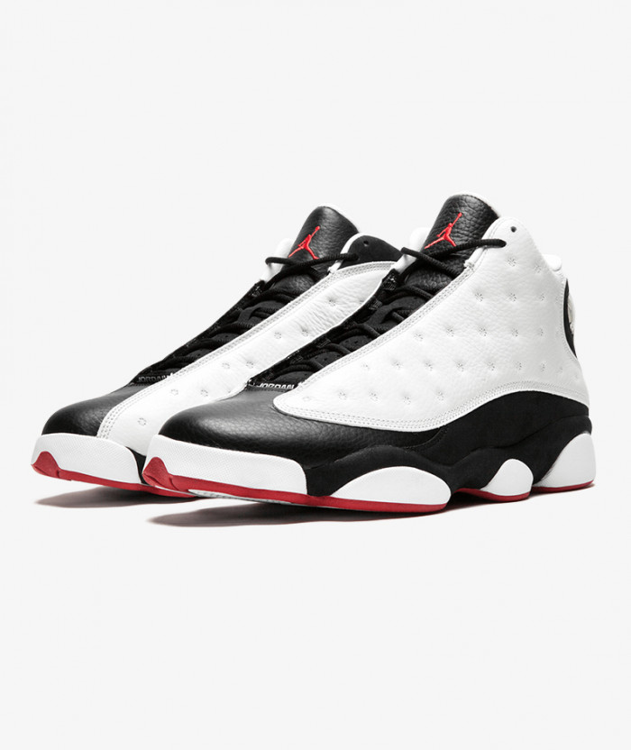 air jordan 13 retro "he got game" white/ black-true red 309259-104