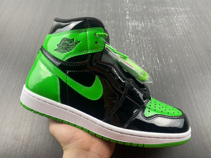 jordan 1 retro high pine green black-555088-030