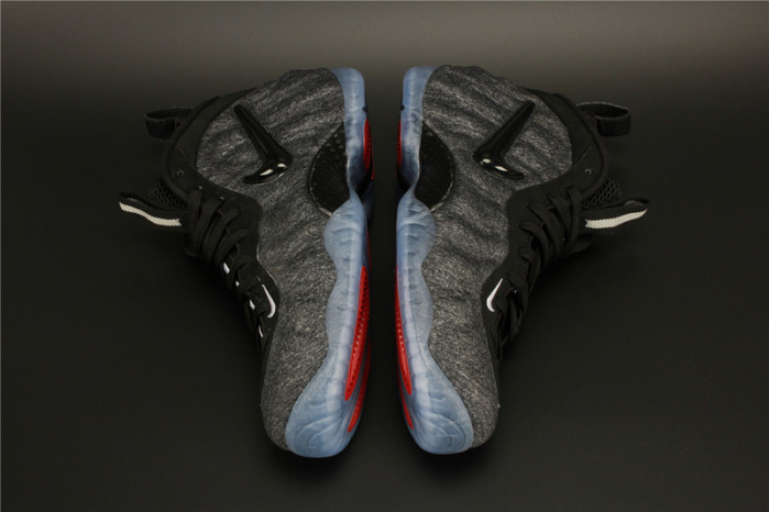 nike air foamposite pro "tech fleece" dark grey mens 624041-007