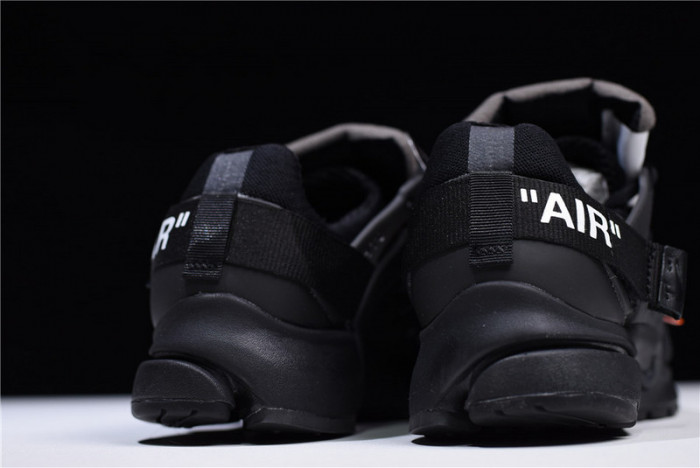 o-w x nike air presto black aa3830-002