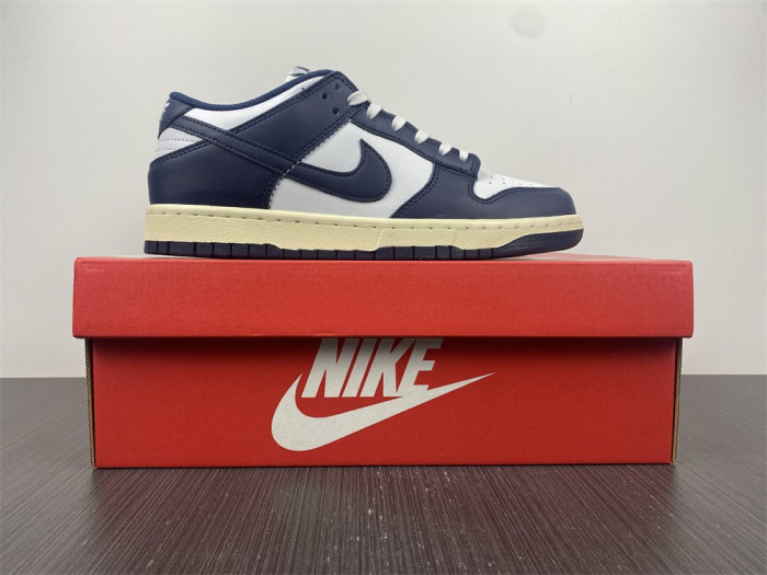 nike dunk low vintage navy- dd1503-115