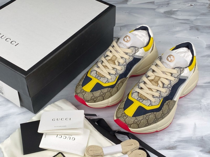g**i rhyton vintage trainer sneaker 576965 drw00 9522