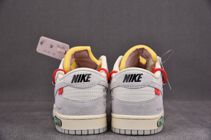 o-w x dunk low “33 of 50” dj0950-118