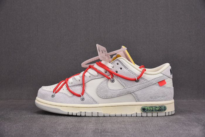 o-w x dunk low “33 of 50” dj0950-118