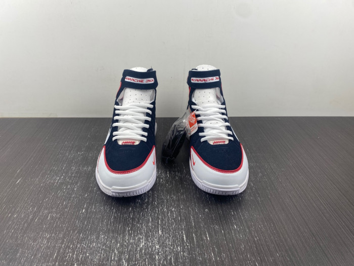 nike air zoom huarache 2k4 navy white red-308475-400