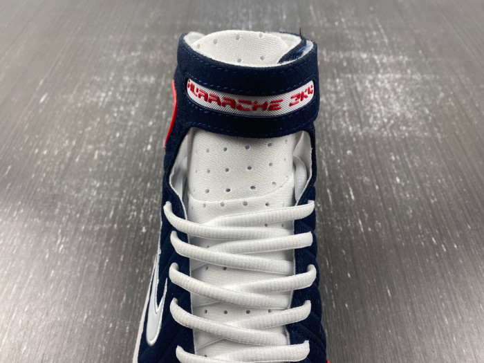 nike air zoom huarache 2k4 navy white red-308475-400