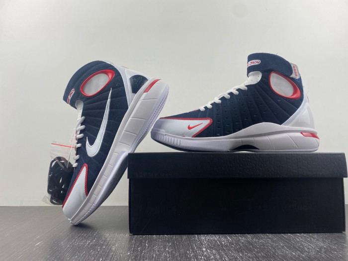 nike air zoom huarache 2k4 navy white red-308475-400