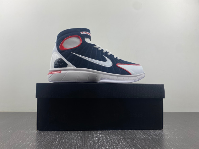 nike air zoom huarache 2k4 navy white red-308475-400