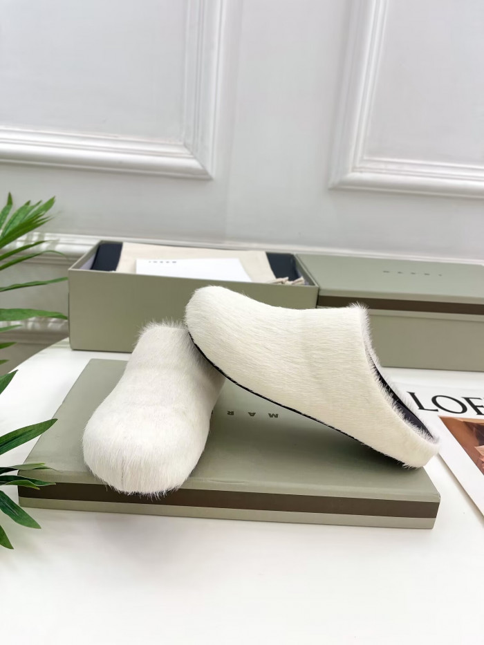 marni mules white