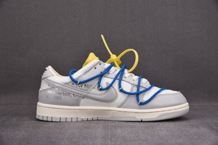 o-w x dunk low “10 of 50” dm1602-112