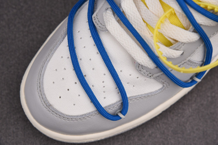 o-w x dunk low “10 of 50” dm1602-112