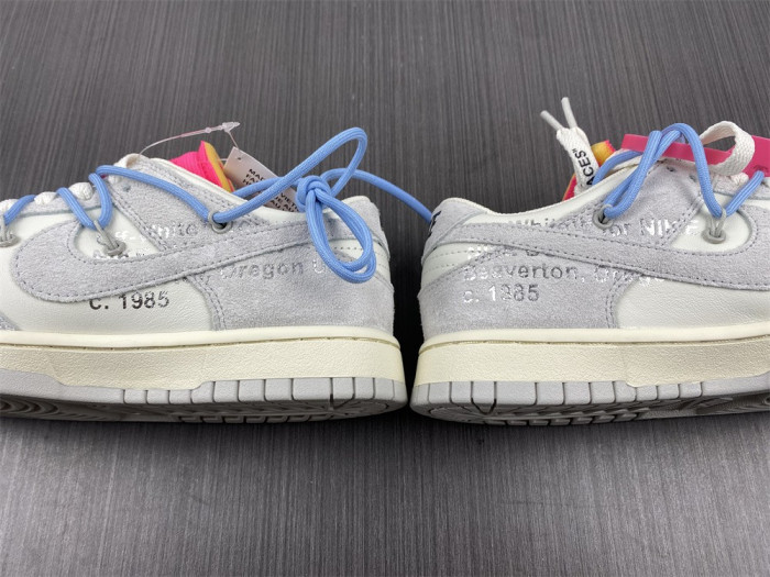 o-w x dunk low “38 of 50” dj0950-113