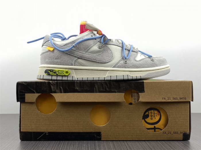 o-w x dunk low “38 of 50” dj0950-113
